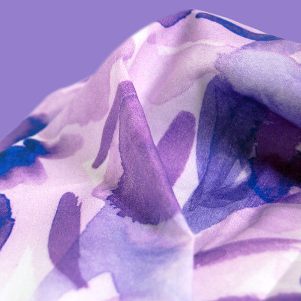 mouchoir-en-tissu-violet