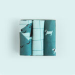 Coffret trio - Mouchoirs en tissu enfants (bleu)