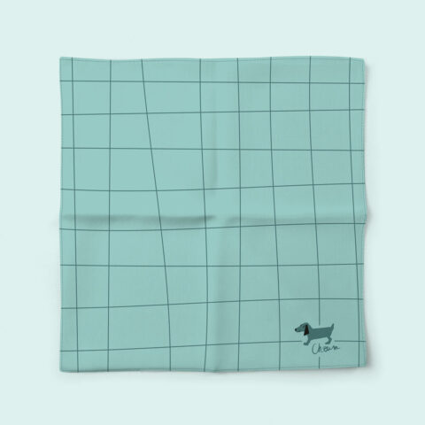 Mouchoir en tissu enfant - Anna (bleu)