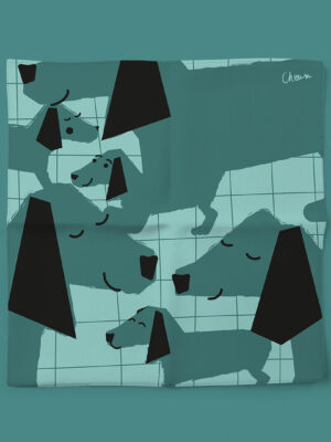 Mouchoir en tissu enfant - Henry (bleu)