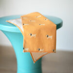 Mouchoir en tissu enfant - Émile (orange)