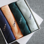 Coffret quatro - Mouchoirs en tissu Georges