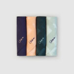 Coffret quatro - Mouchoirs en tissu Georges