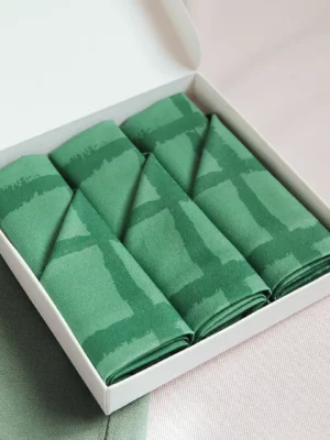 Coffret trio - Mouchoirs en tissu Hugo