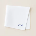 Mouchoir en tissu brodé - Personnalisable