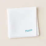 Mouchoir en tissu brodé - Personnalisable